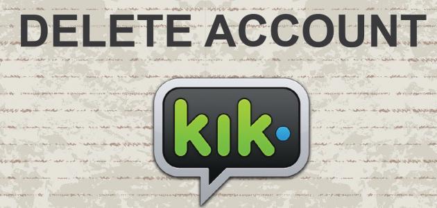 Permanently delete Kik Messenger account