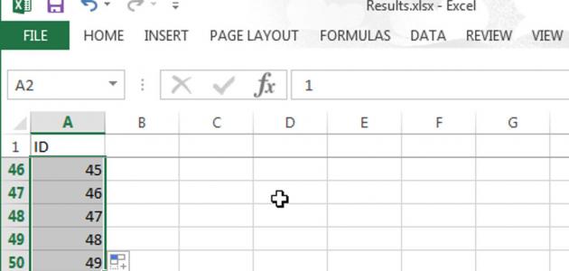 Addition method in excel