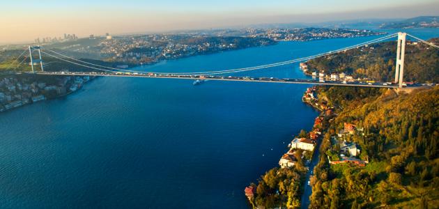Where are the Bosphorus and Dardanelles located?