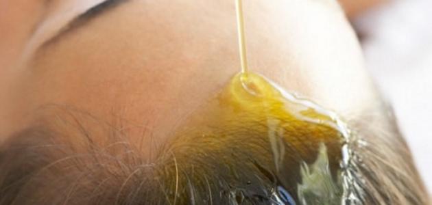 Olive oil for dry hair