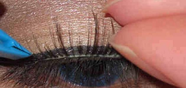 How to install eyelashes