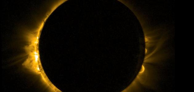 How does a solar eclipse happen?