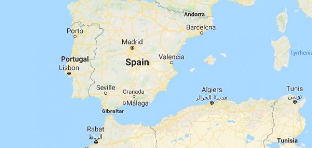 Где находится Испания?