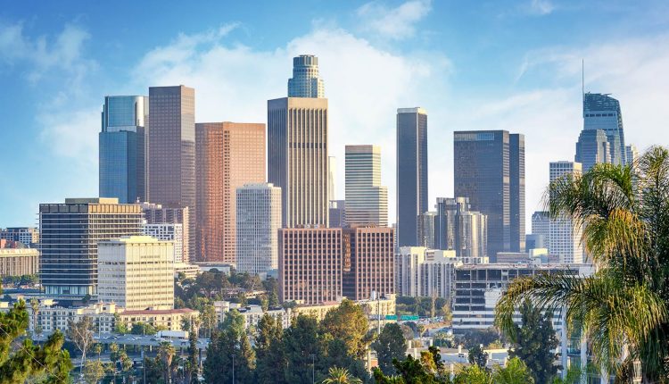 Where is Los Angeles located and what are the most important cities near Los Angeles?