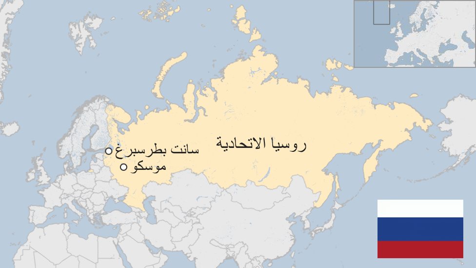 أين تقع روسيا
