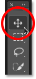 Choose the Move Tool in Photoshop