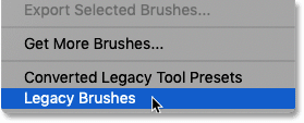 تحميل Legacy Brushes في Photoshop