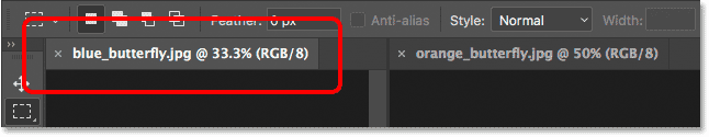 The active document tab in Photoshop is highlighted.