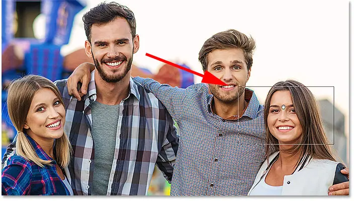 Dragging a Birds Eye View rectangle in Photoshop