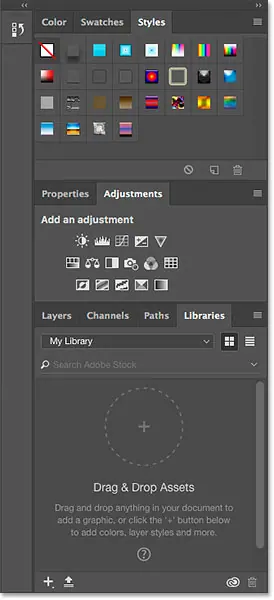 Custom canvas layout in Photoshop.