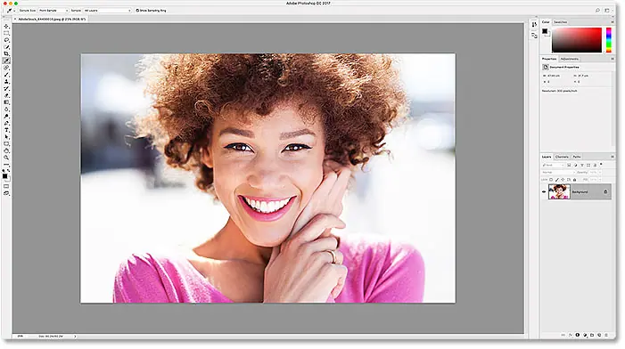 Lighten the four foreground color themes in Photoshop CC.