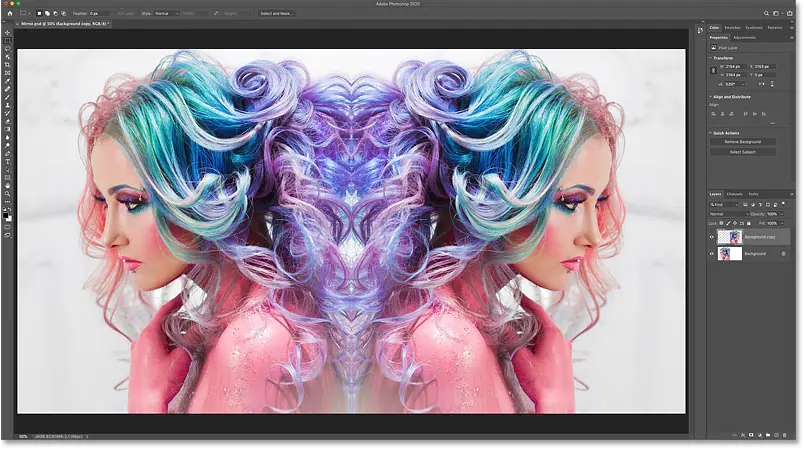 Comment inverser des images dans Photoshop