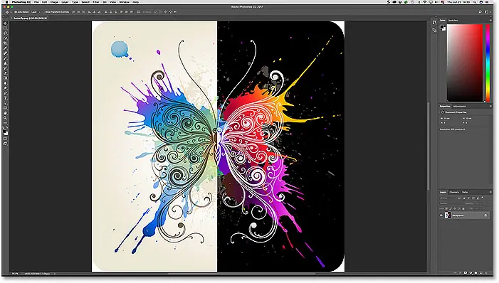 PNG s'ouvre désormais dans Photoshop CC 2017.