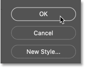 Fermez la boîte de dialogue Style de calque dans Photoshop