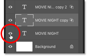 Désactivez le texte original dans l'effet 3D