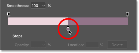 How to switch the order of the gradient colors