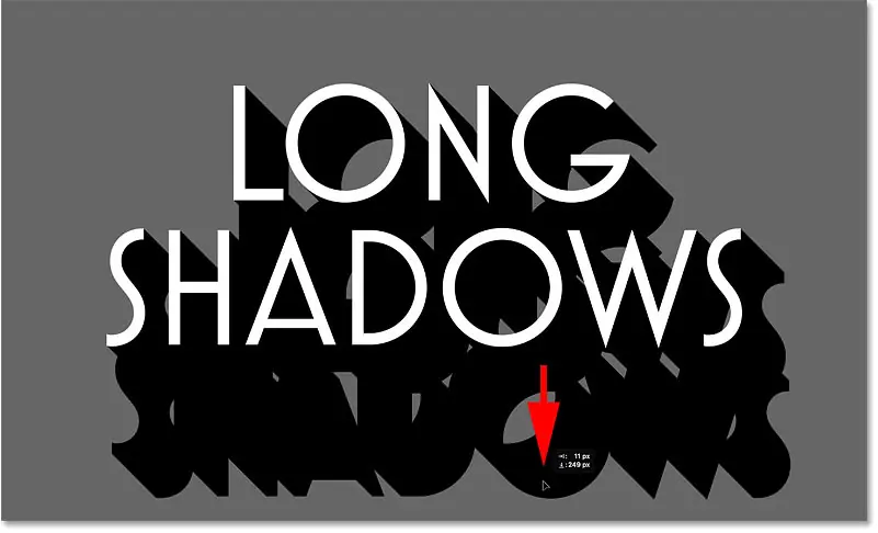 Get rid of a copy of the shadow layer using Photoshop's Move tool