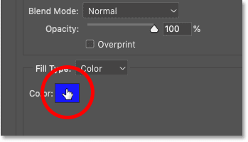 Elija un color para el tercer borde haciendo clic en la muestra de color