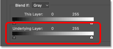 Blending "Base Layer" if slider in Photoshop