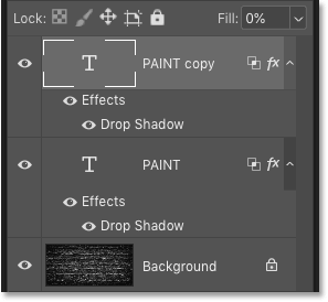 The Layers panel in Photoshop displays a copy of the overwrite layer over the original