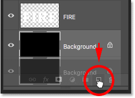 Duplicate the background layer in the Layers panel in Photoshop