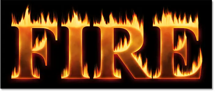 How to create a fire text effect in Photoshop