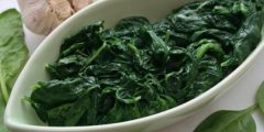Cook spinach in a healthy way
