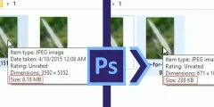 Image resolution and size in Photoshop