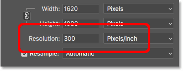 Ignorieren Sie den Auflösungswert, wenn Sie ein Bild für einen E-Mail-Beitrag oder ein Foto in Photoshop neu berechnen