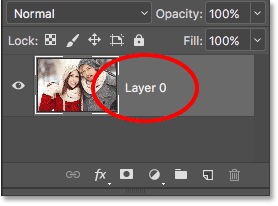The background layer is now a regular layer called layer 0.