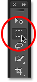 Select the Rectangular Marquee Tool in Photoshop. Image © 2016 Photoshop Essentials.com