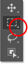 Ein Pfeil in der Symbolleiste zeigt an, dass weitere Tools verfügbar sind.